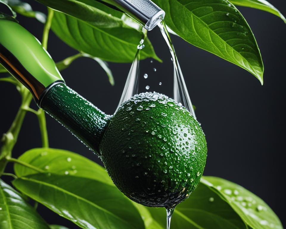 avocado plant water geven frequentie
