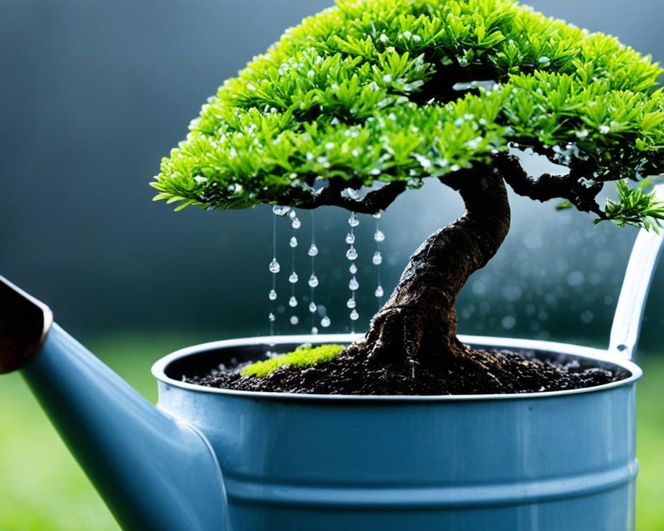 hoe vaak bonsai water geven
