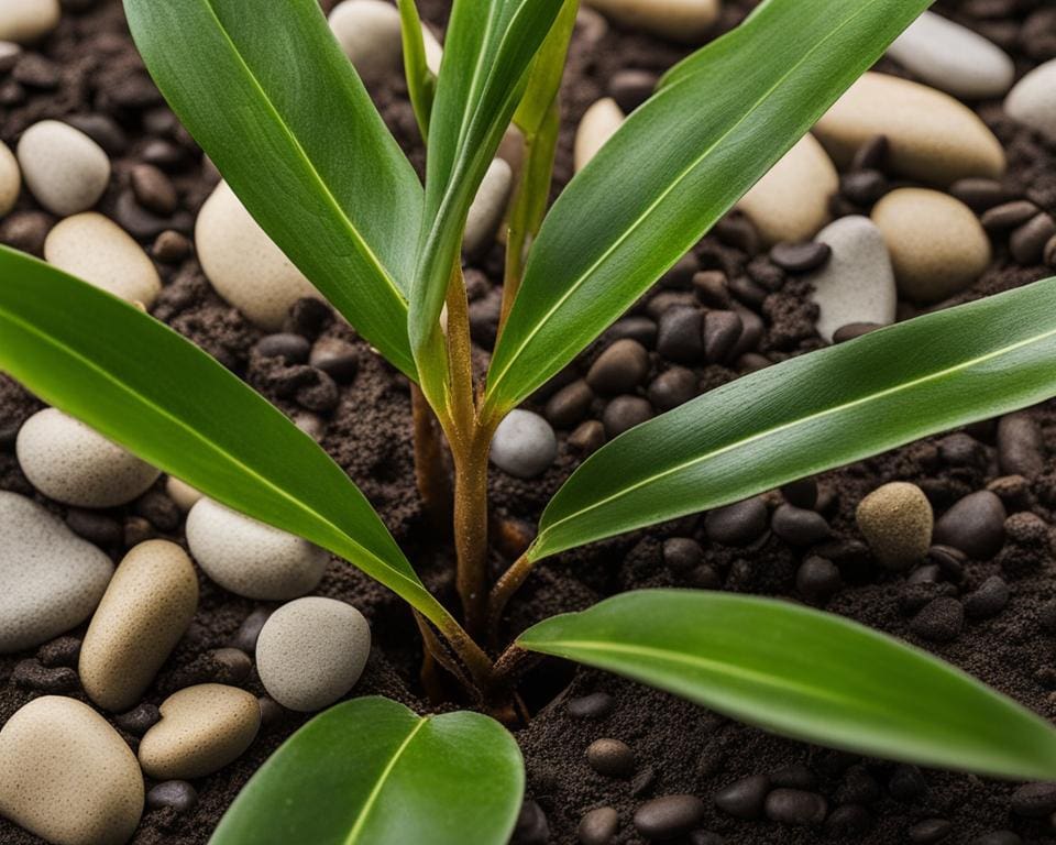 juiste pot en bodem voor een pannenkoekenplant