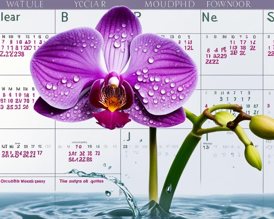 orchidee water geef schema