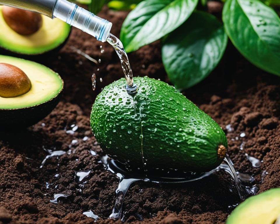 tips voor het water geven van een avocado plant