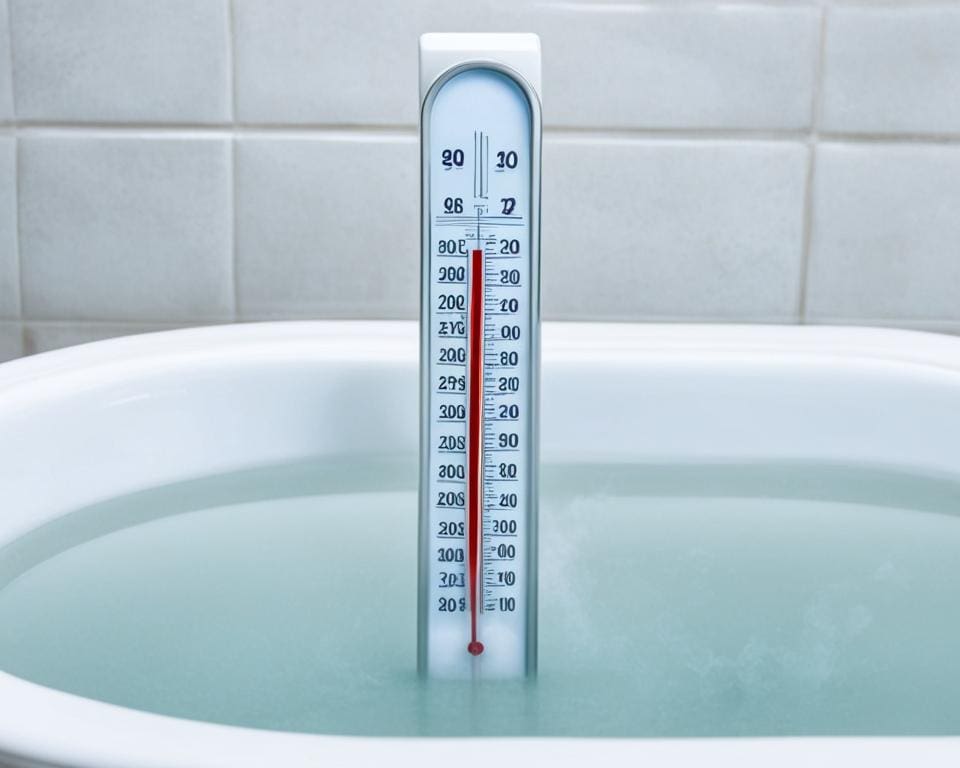 veilige temperatuur sanitair water