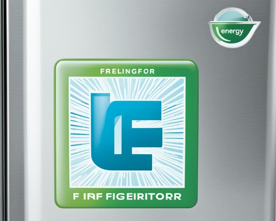 energielabel F voor koelkasten
