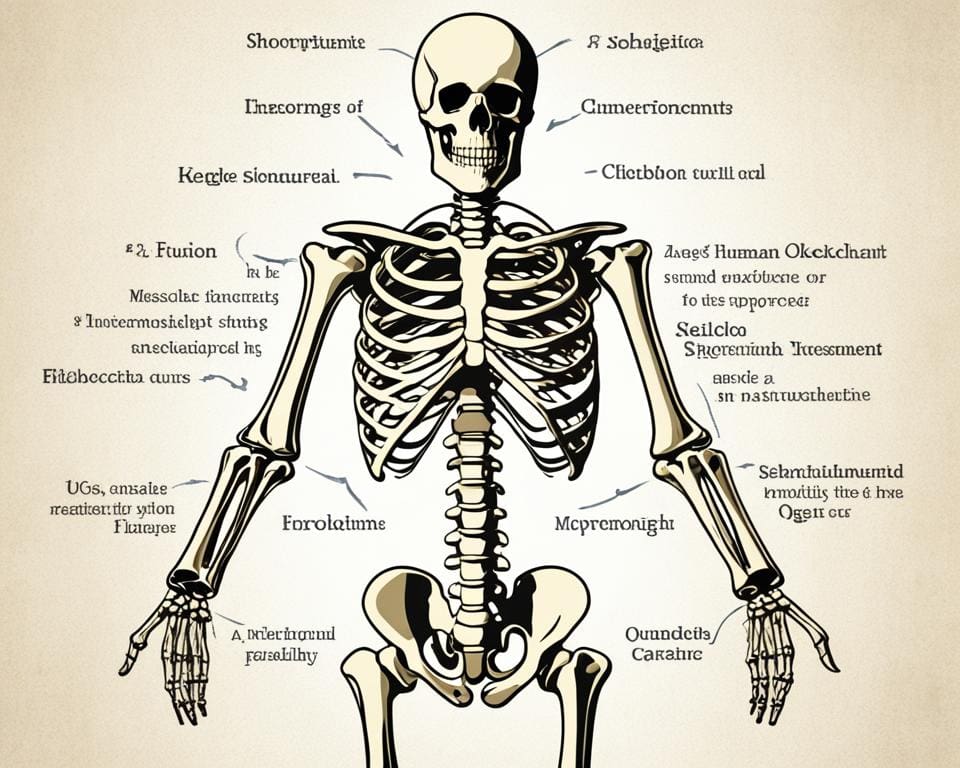 functie van het skelet