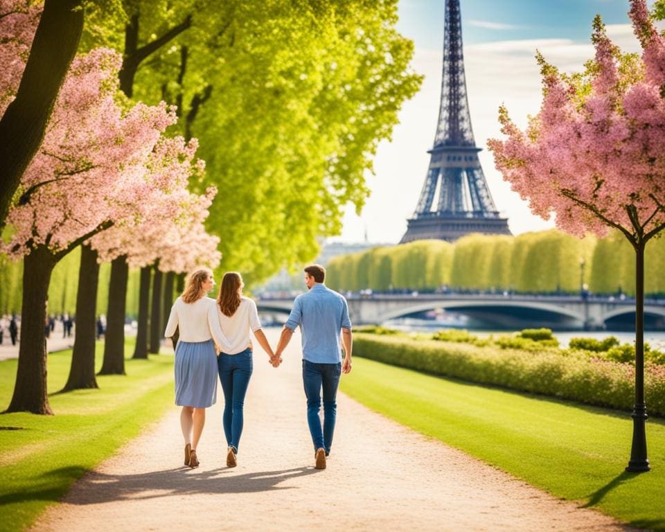wandelen in Parijs