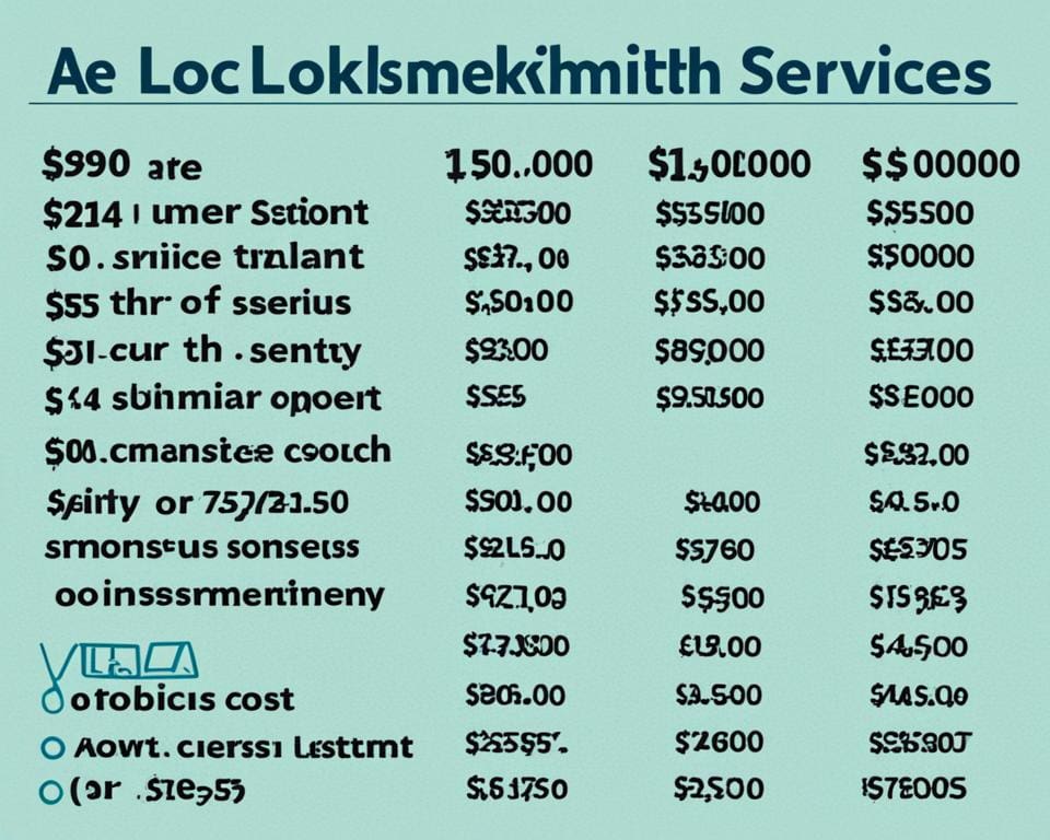 wat kost een slotenmaker gemiddeld