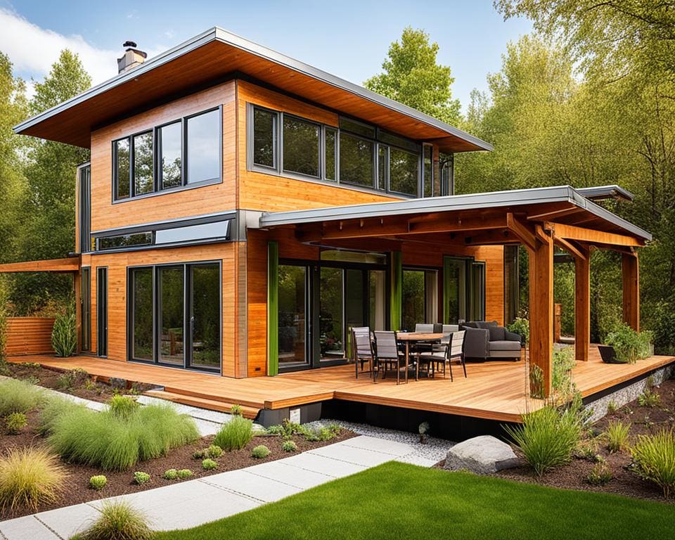 Groene bouwmaterialen voor een energiezuinig huis