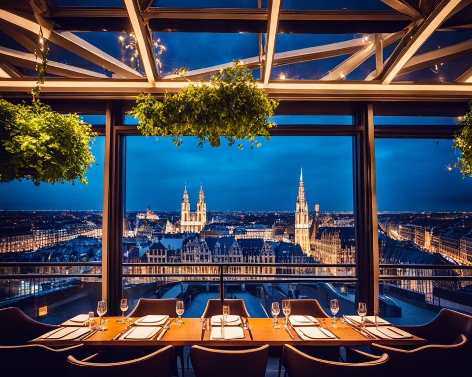 Welke restaurants bieden het beste uitzicht in Brussel?
