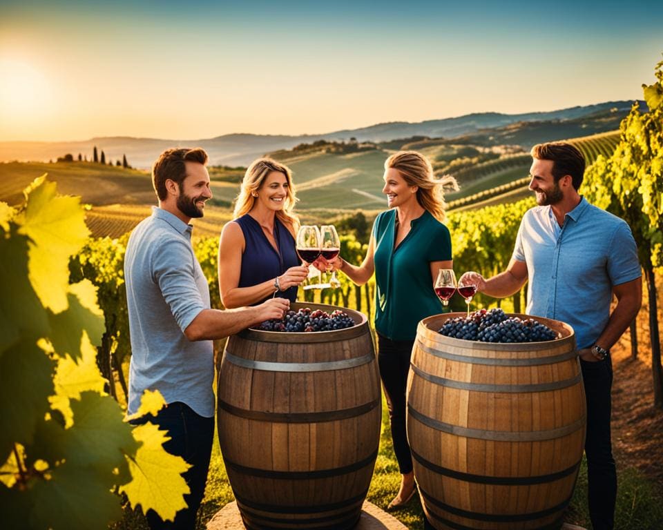 Wijnproeverij Toscane