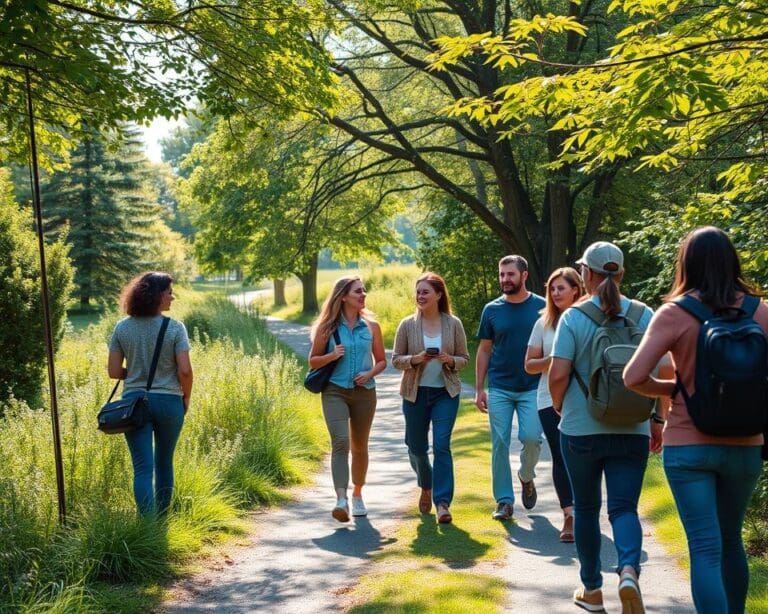 De voordelen van buiten vergaderen en wandelmeetings