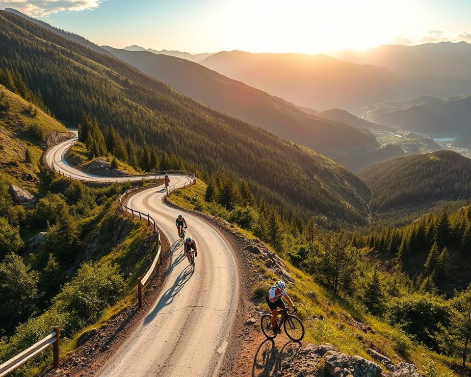 Fietstochten plannen die je lichaam uitdagen