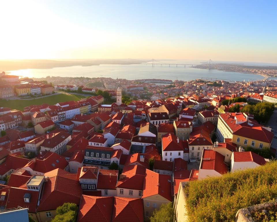 Lissabon heuvels en uitzichten