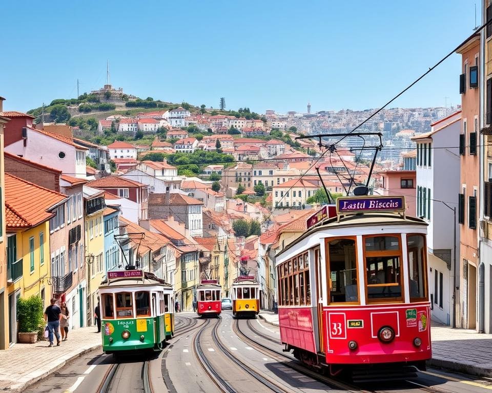 Lissabon: kleurrijke trammetjes en uitzichtpunten