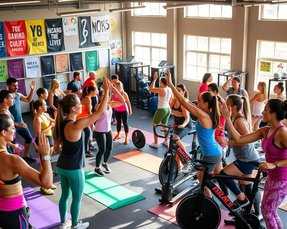 Word lid van een fitness community voor motivatie