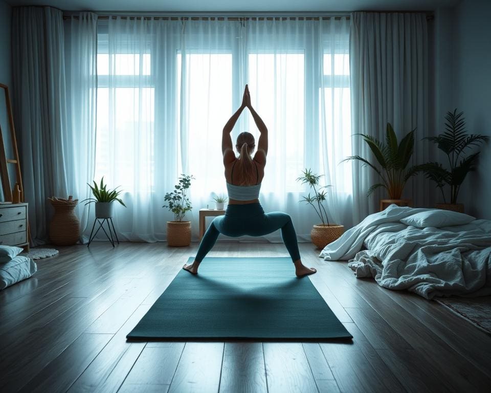 Yoga-oefeningen voor een betere nachtrust