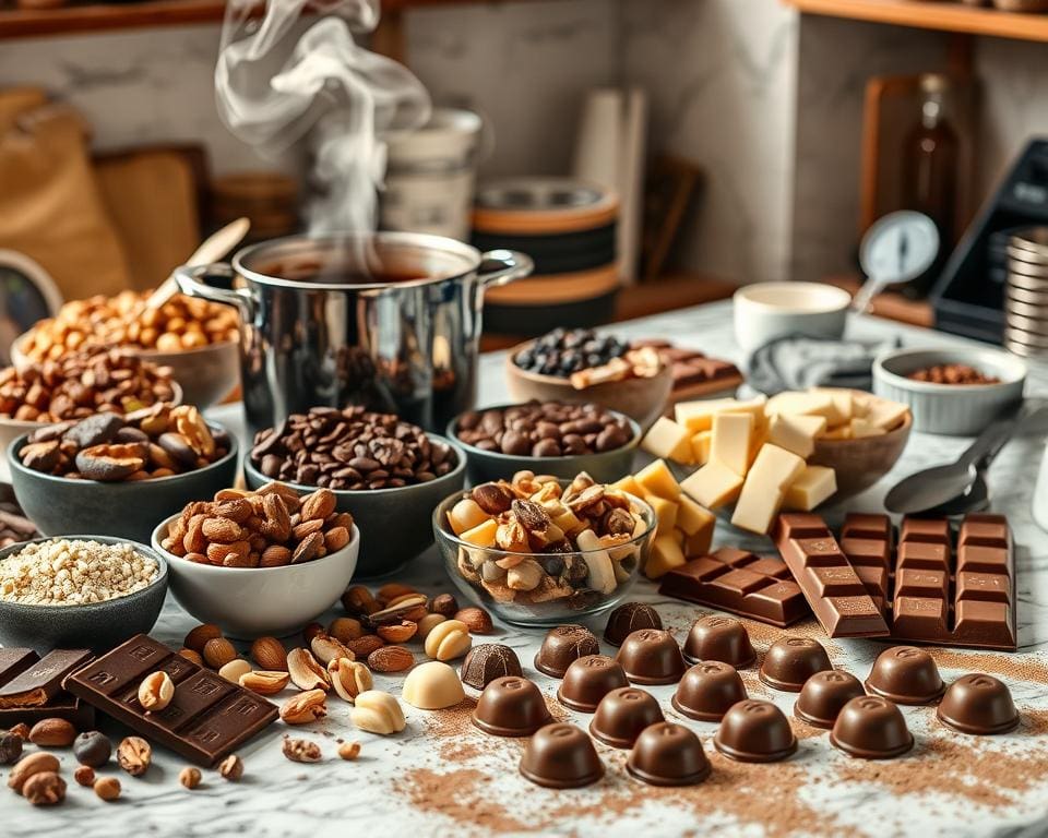 belangrijke ingrediënten en technieken smelten tempereren chocolade