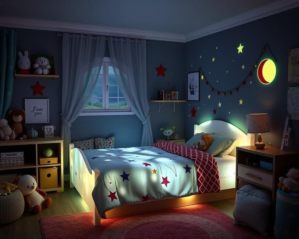 glow-in-the-dark kinderbed