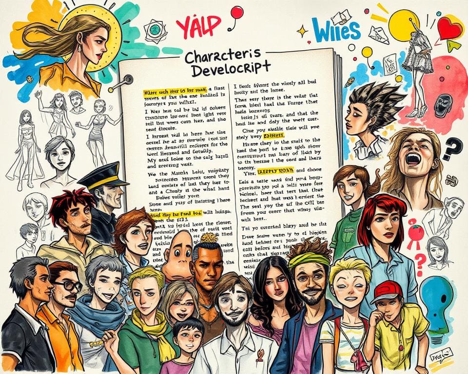 ontleden script personages ontwikkeling