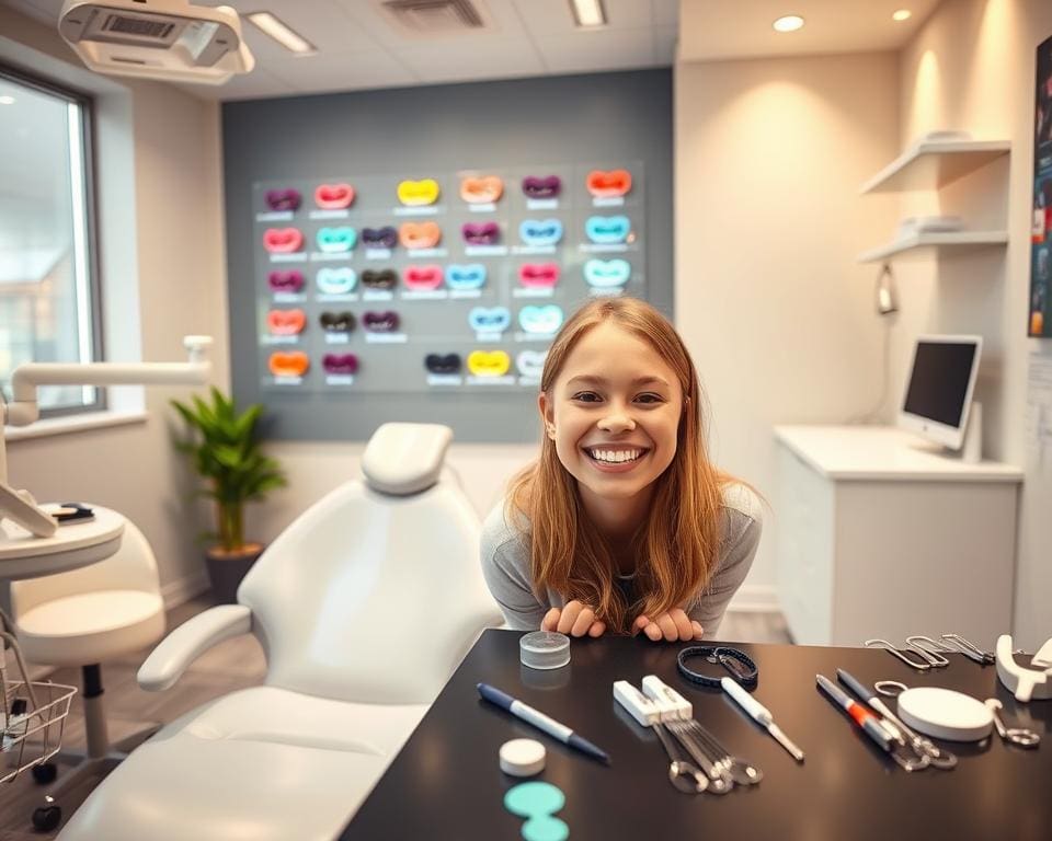 orthodontist en perfecte glimlachen
