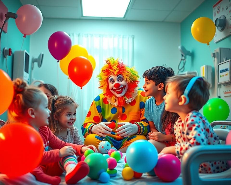 positieve impact ziekenhuisclowns
