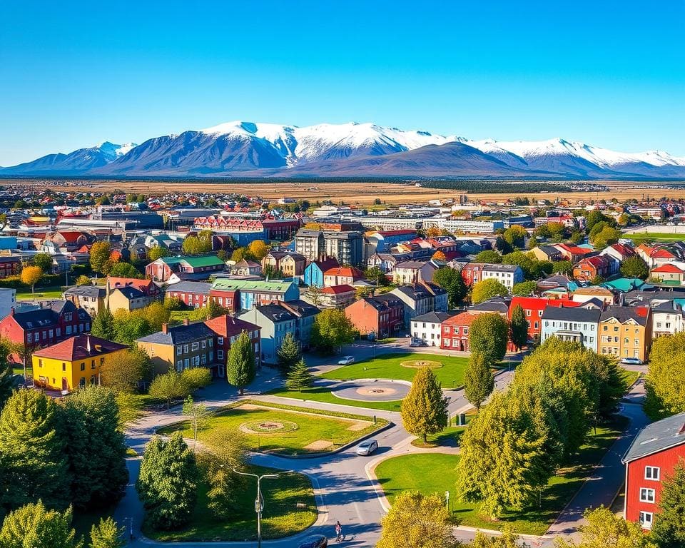 unieke mix van stad en natuur in Reykjavik