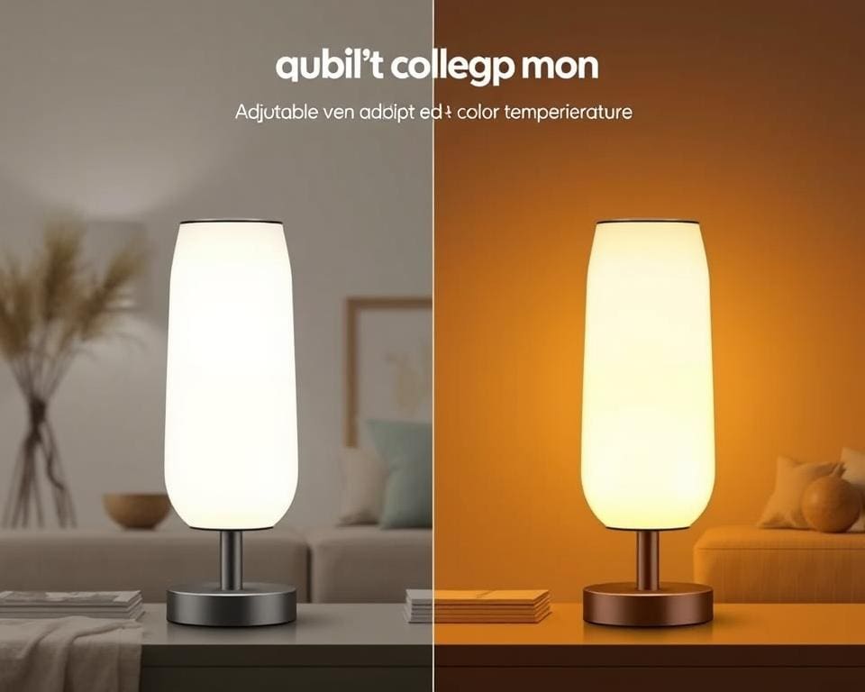 variabele kleurtemperatuur lamp