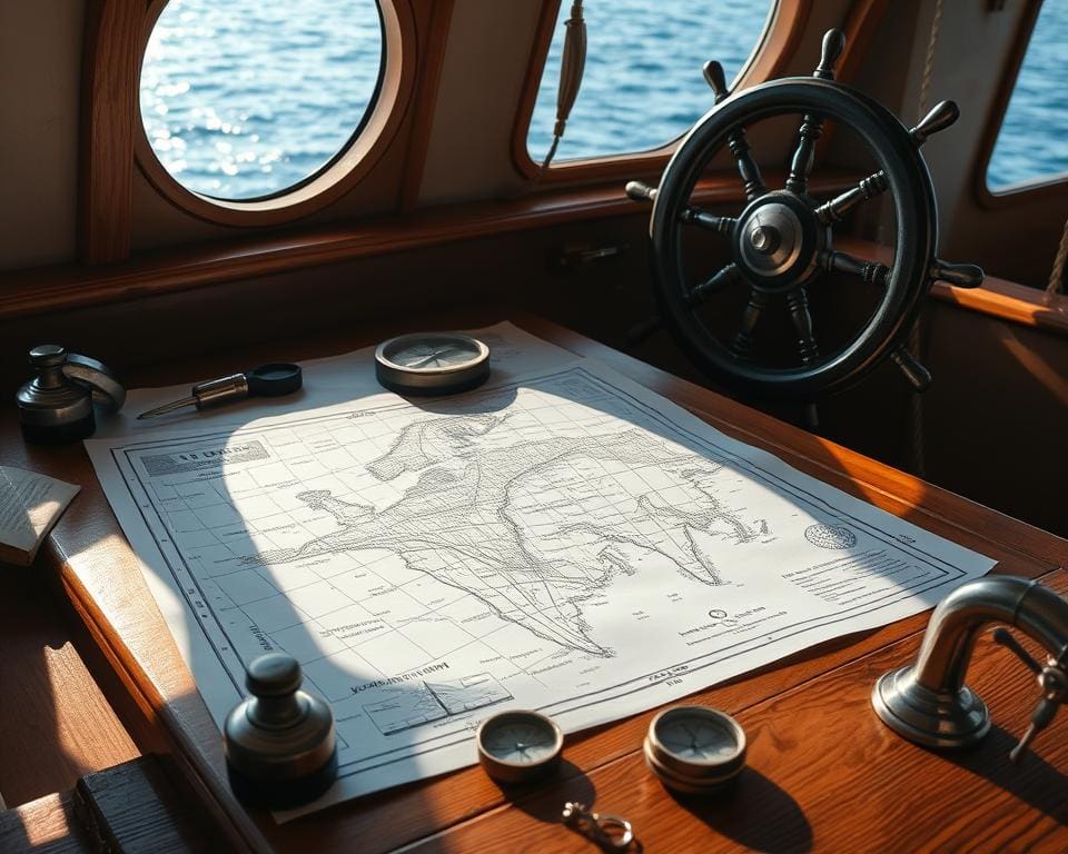 zeekaarten en scheepsnavigatie