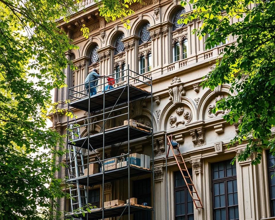 zorgvuldig herstel historische gebouwen