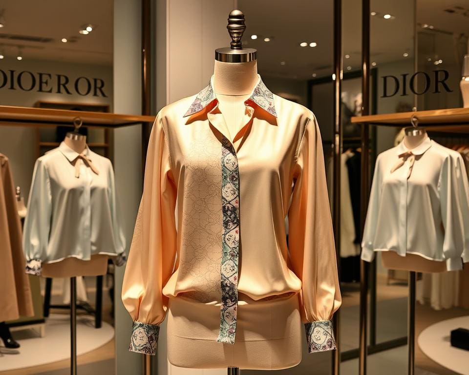 Dior zijden blouses: Tijdloze elegantie voor elke outfit