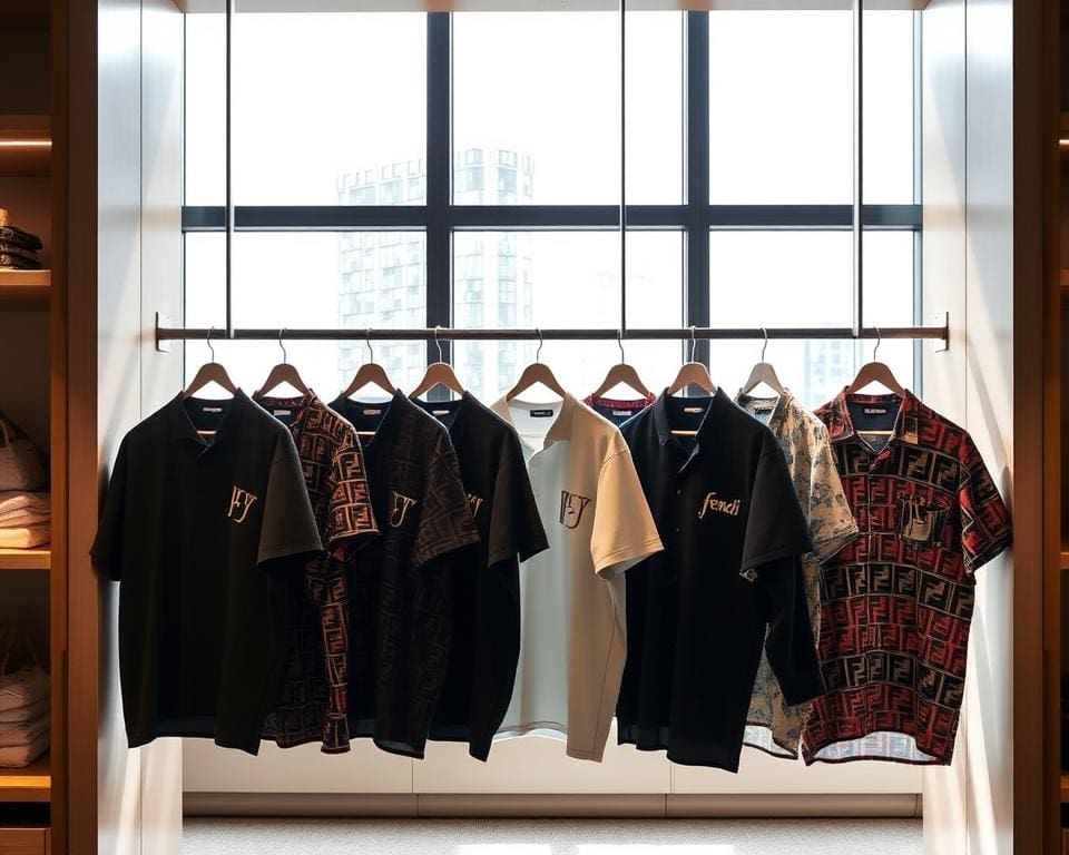 Fendi oversized shirts: Voor een moderne en minimalistische flair