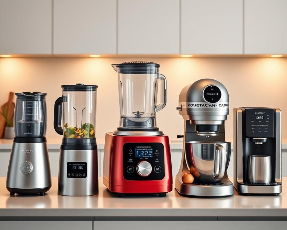 Keukenmachines met een digitale display