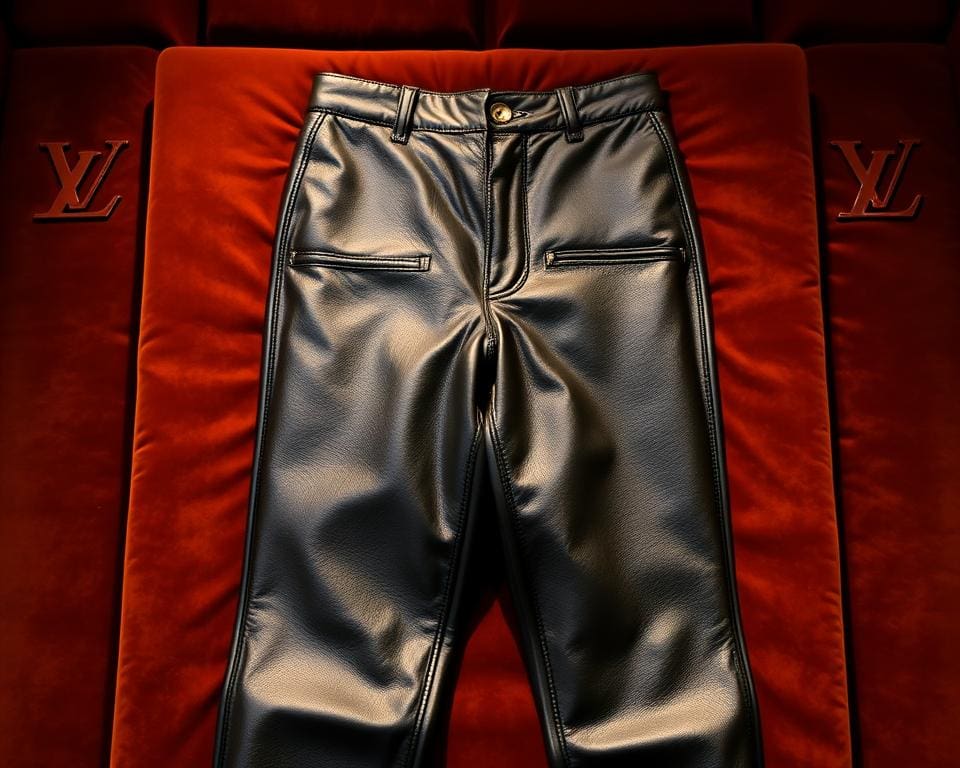 Louis Vuitton leren broeken: Tijdloze klasse in elk detail