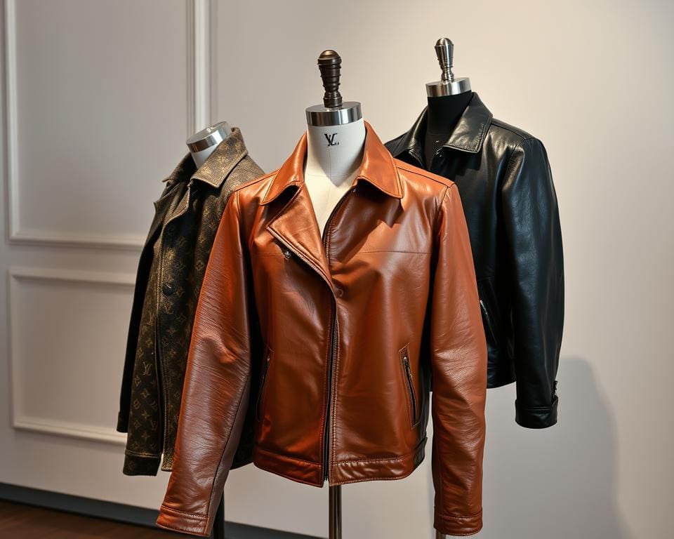 Louis Vuitton leren jackjes: Iconisch en stijlvol in elk seizoen