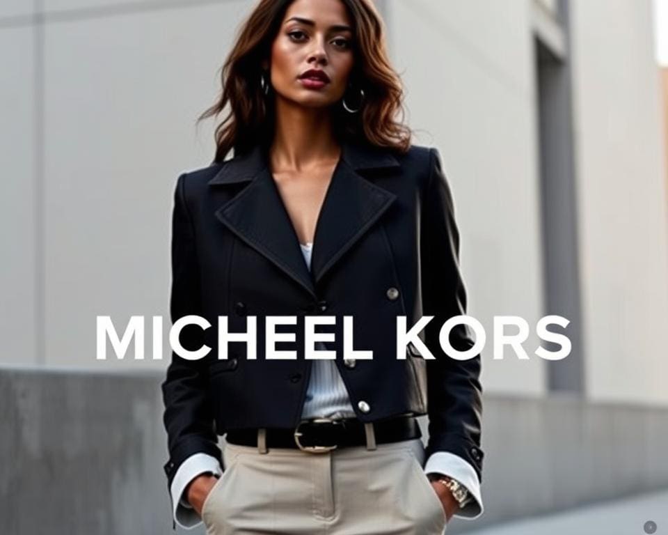 Michael Kors cropped jassen: Voor een verfijnde uitstraling