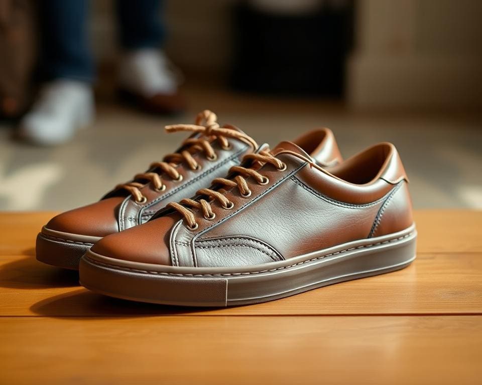 Ralph Lauren leren sneakers: Voor een klassieke casual look