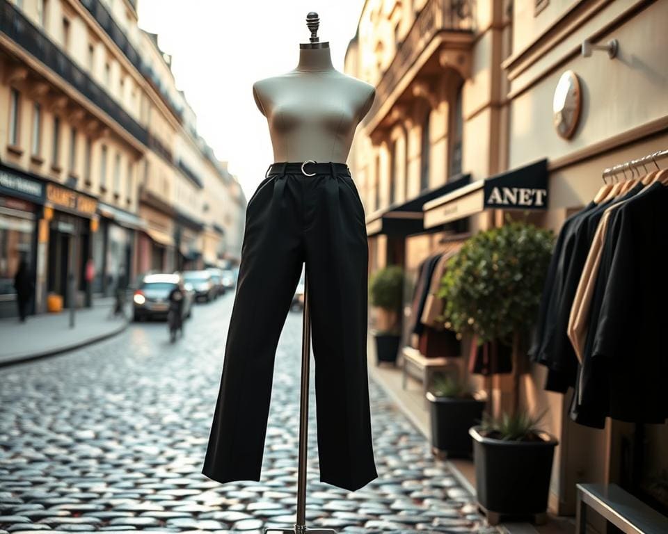 Saint Laurent cropped pantalons: Parijse elegantie in elk detail