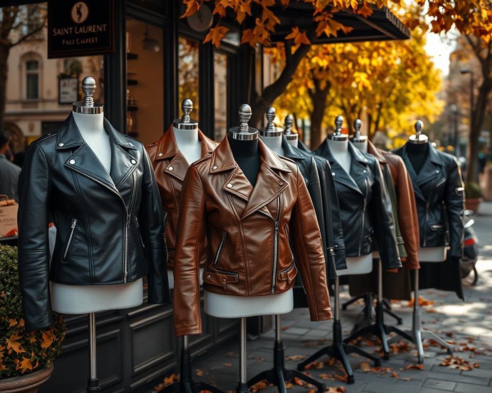 Saint Laurent leren jassen