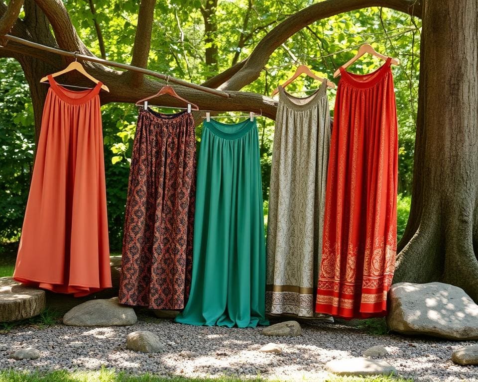 Stella McCartney maxi-rokken: Duurzaamheid en vrouwelijkheid