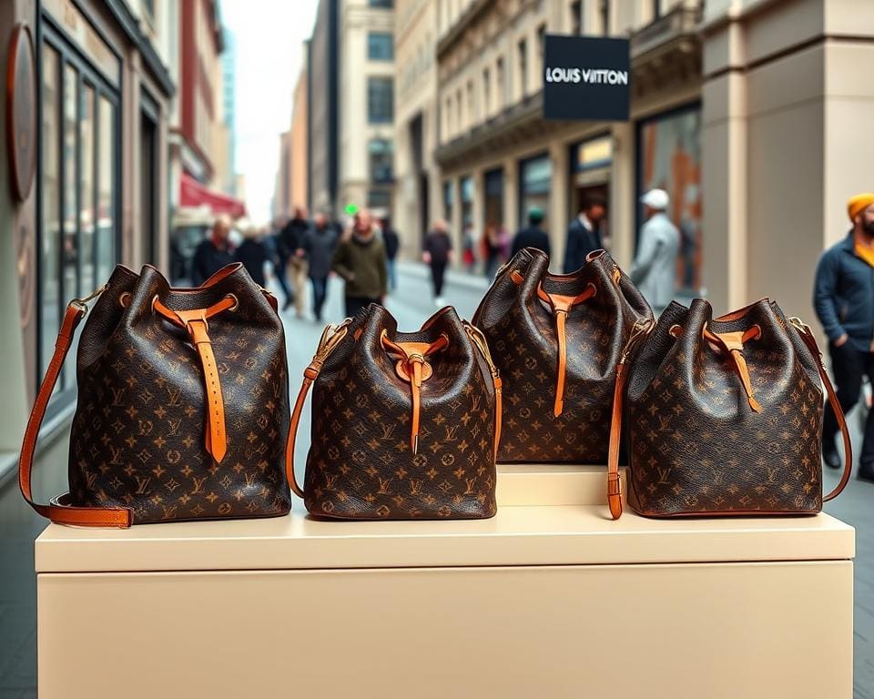 Stijlvolle draagtassen van Louis Vuitton bucket bags