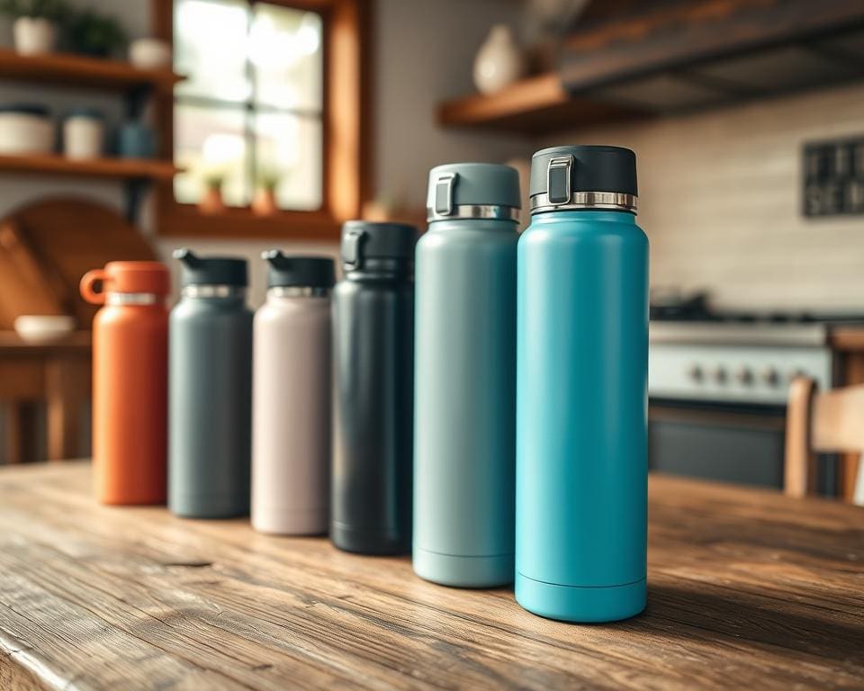 Thermoskannen met een stevige schenktuit