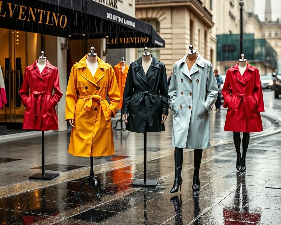 Valentino regenjassen: Voor een elegante en stijlvolle regendag