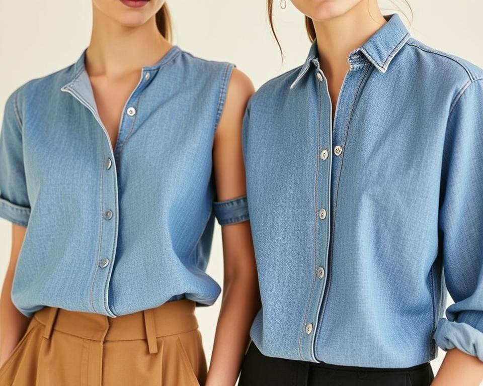 tijdloze stijl Stella McCartney denim tops