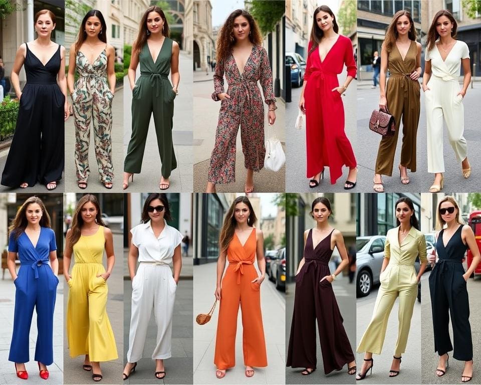 verschillende stijlen van Stella McCartney jumpsuits