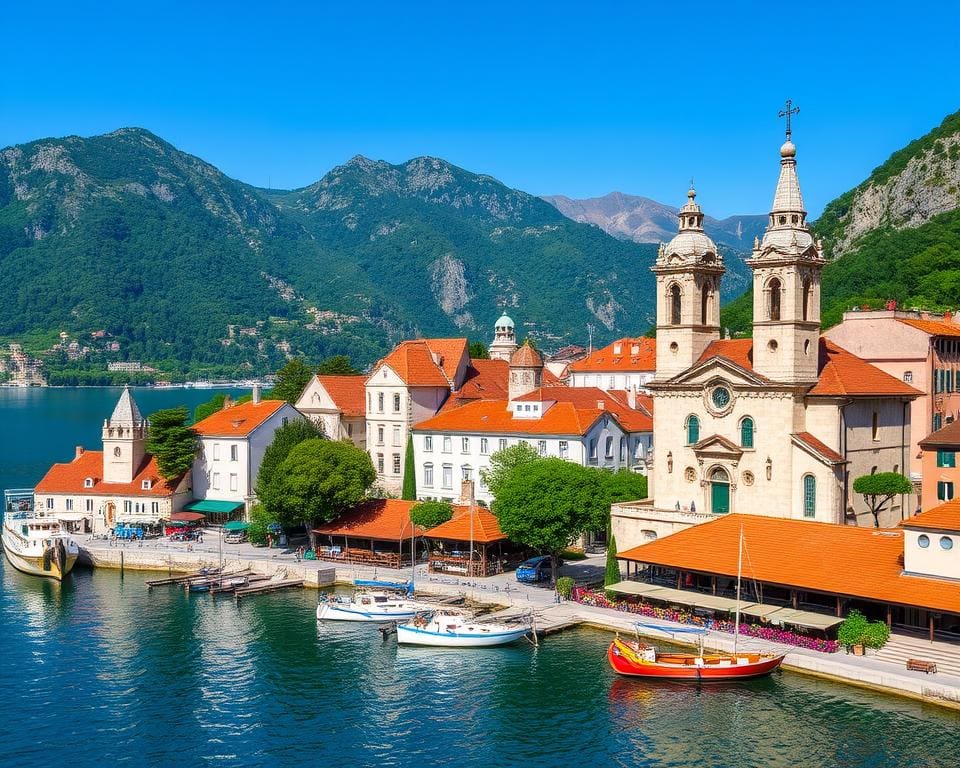 historische architectuur van Perast