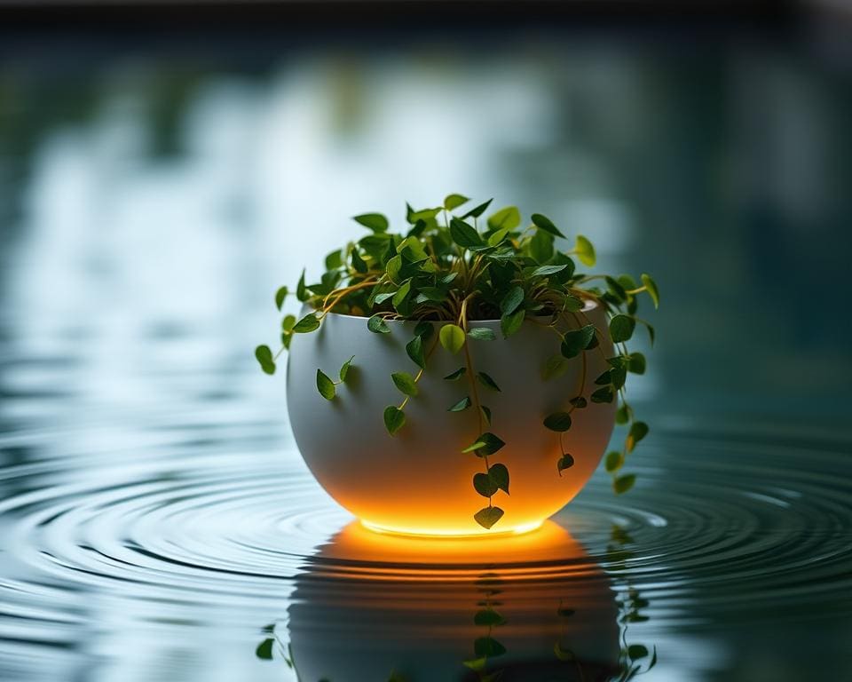 Hoe origineel is een LED-drijvende bloempot?