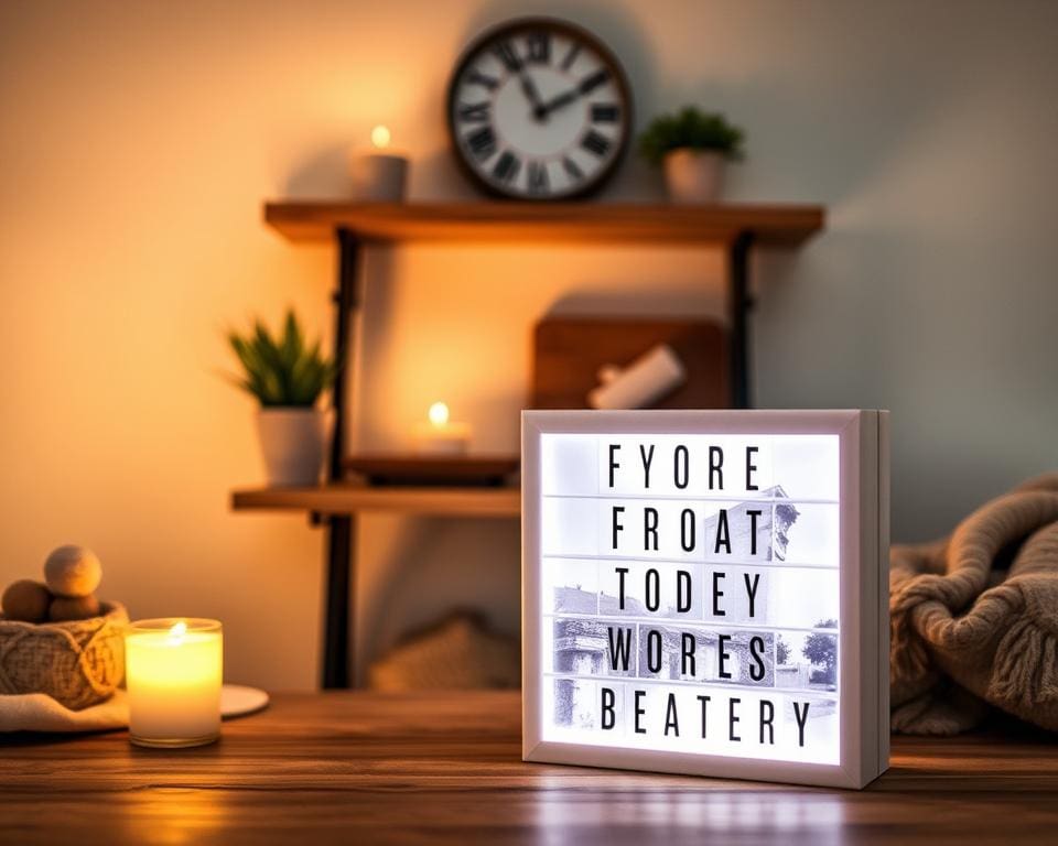 Wat maakt een gepersonaliseerde lichtbox speciaal?