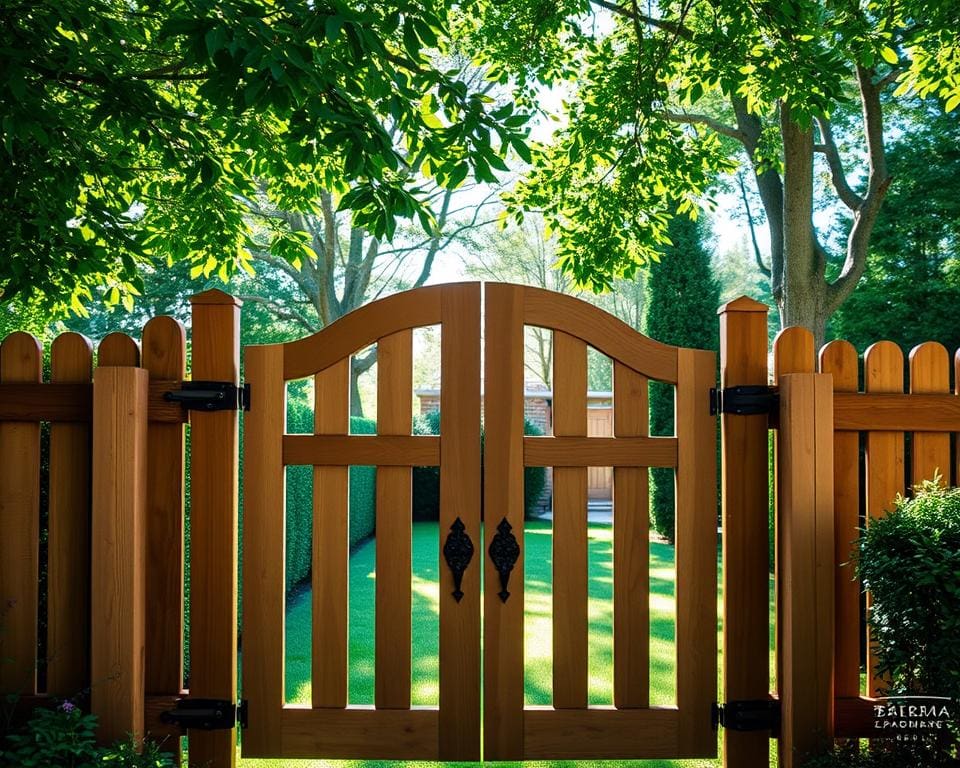 Een stevige tuinpoort kiezen die bij je afsluiting past