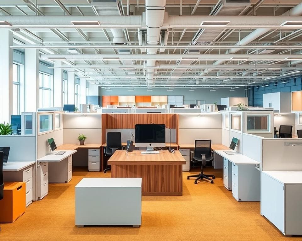 Stand-On beursvloer combineren met modulaire kubussen