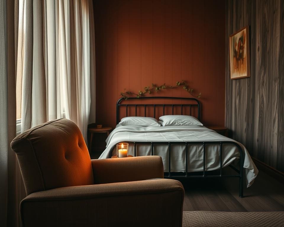 Hoe creëer je rust in een kleine slaapkamer?