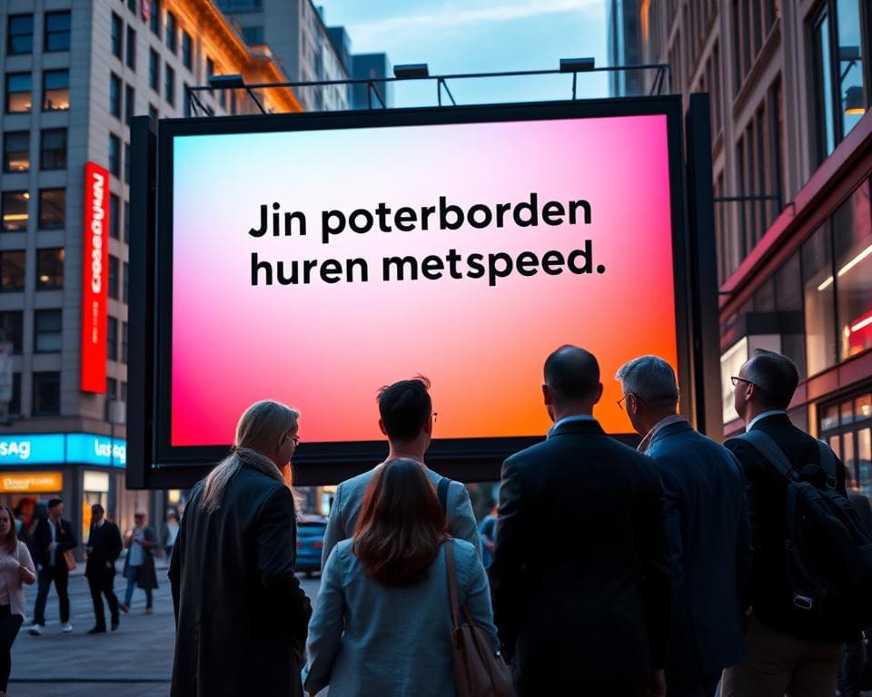 Zijn posterborden huren mogelijk met spoed?